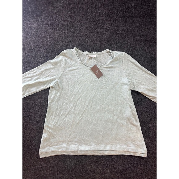 J. Jill Tops - NWT J.Jill Women's Love Linen 3/4 Sleeve Seaglass Top, Size Small